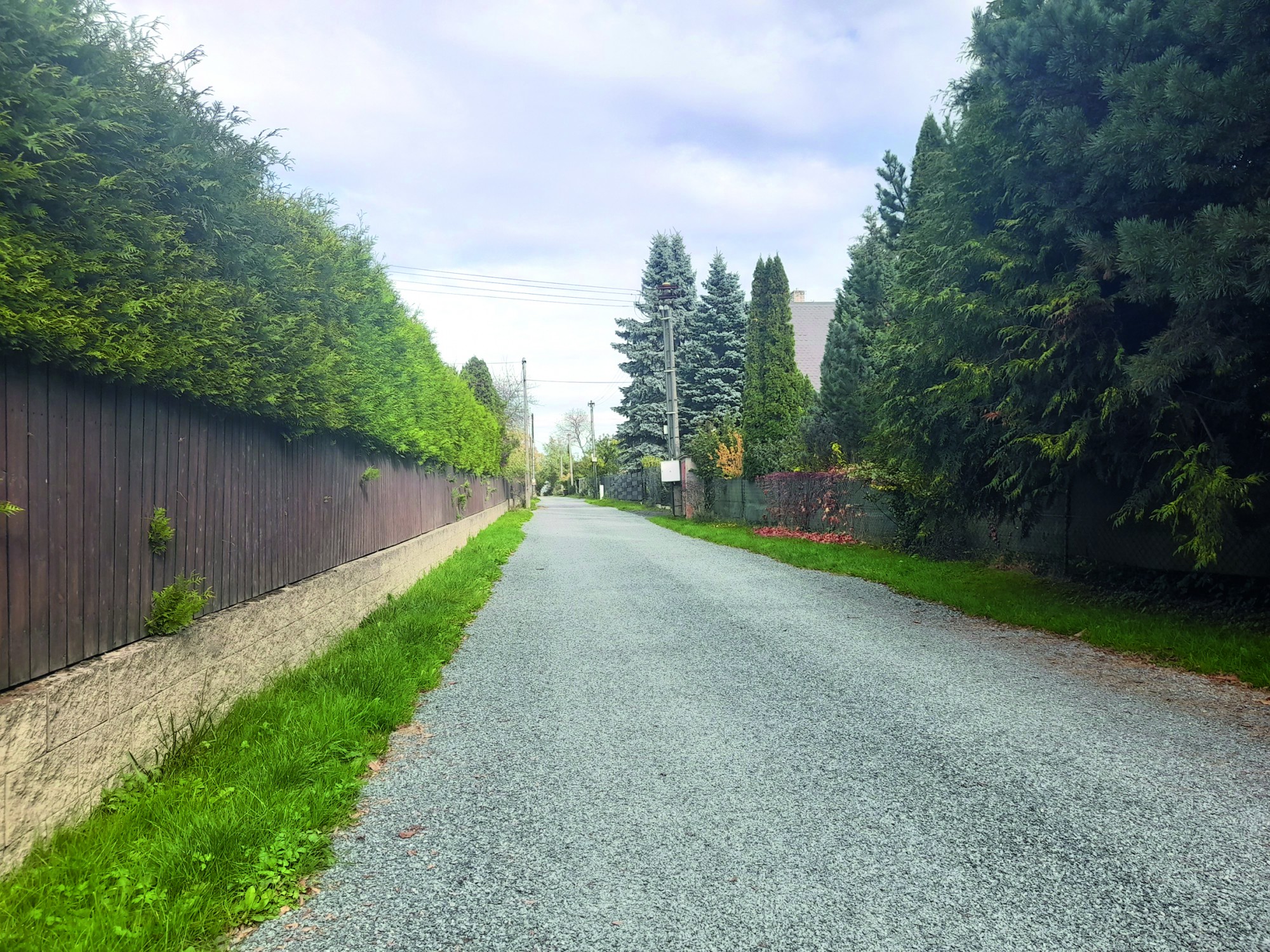 Ulice Na Okraji<BR>Komunikace dostala zabrat, když sloužila jako objízdná trasa při celoplošné opravě ulice v Žaludech. Opravu penetračním makadamem provedla firma Vitalit Soběslav za cenu 823 284  Kč včetně DPH. V rámci opravy bylo provedeno vyrovnání a zhutnění podkladové vrstvy a zpevnění krajnic. Bylo nutné upravit kanalizační vpusti a poklopy vodovodních šoupat.