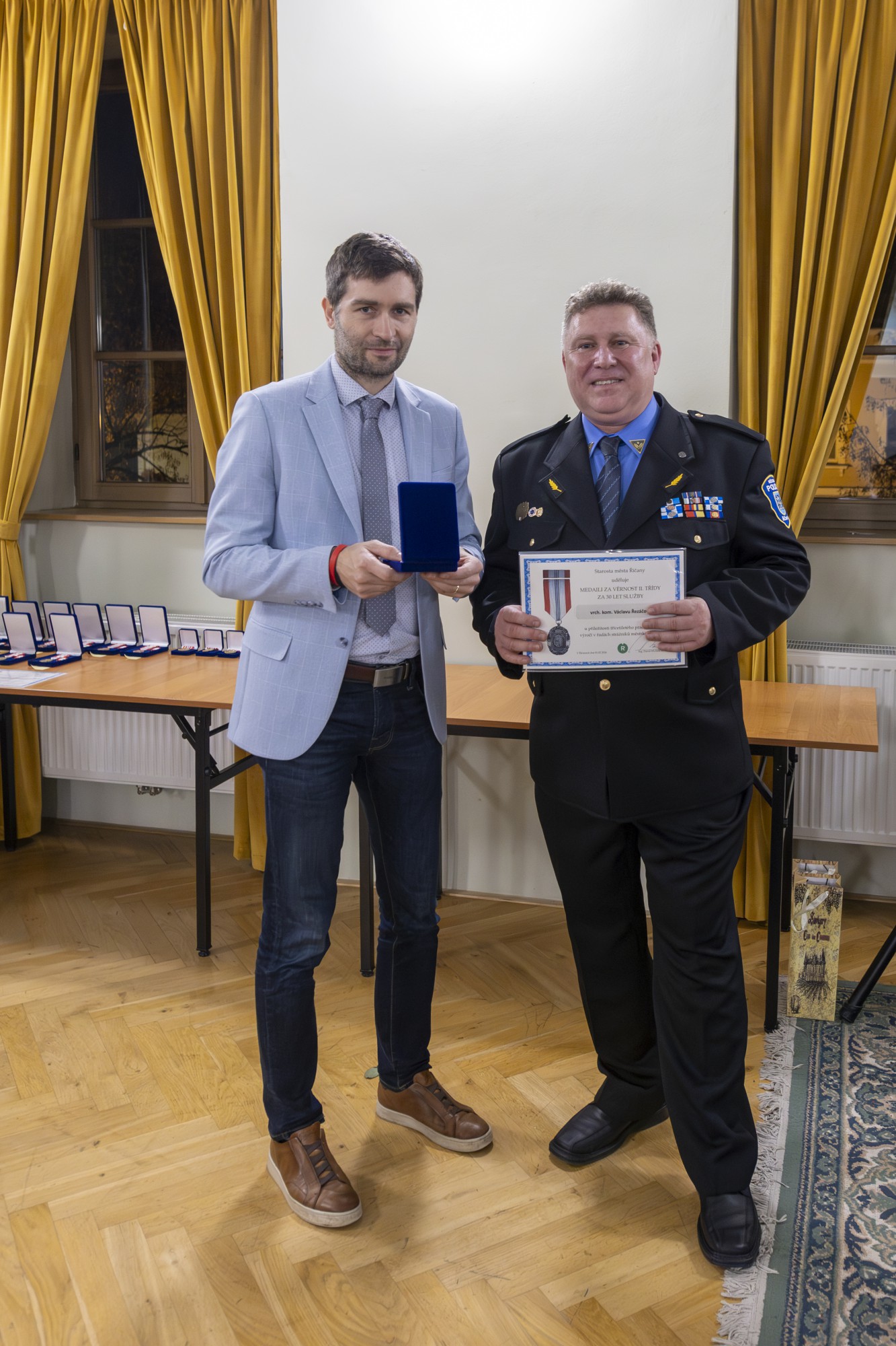 STAROSTA DAVID MICHALIČKA A VÁCLAV ŘEZÁČ