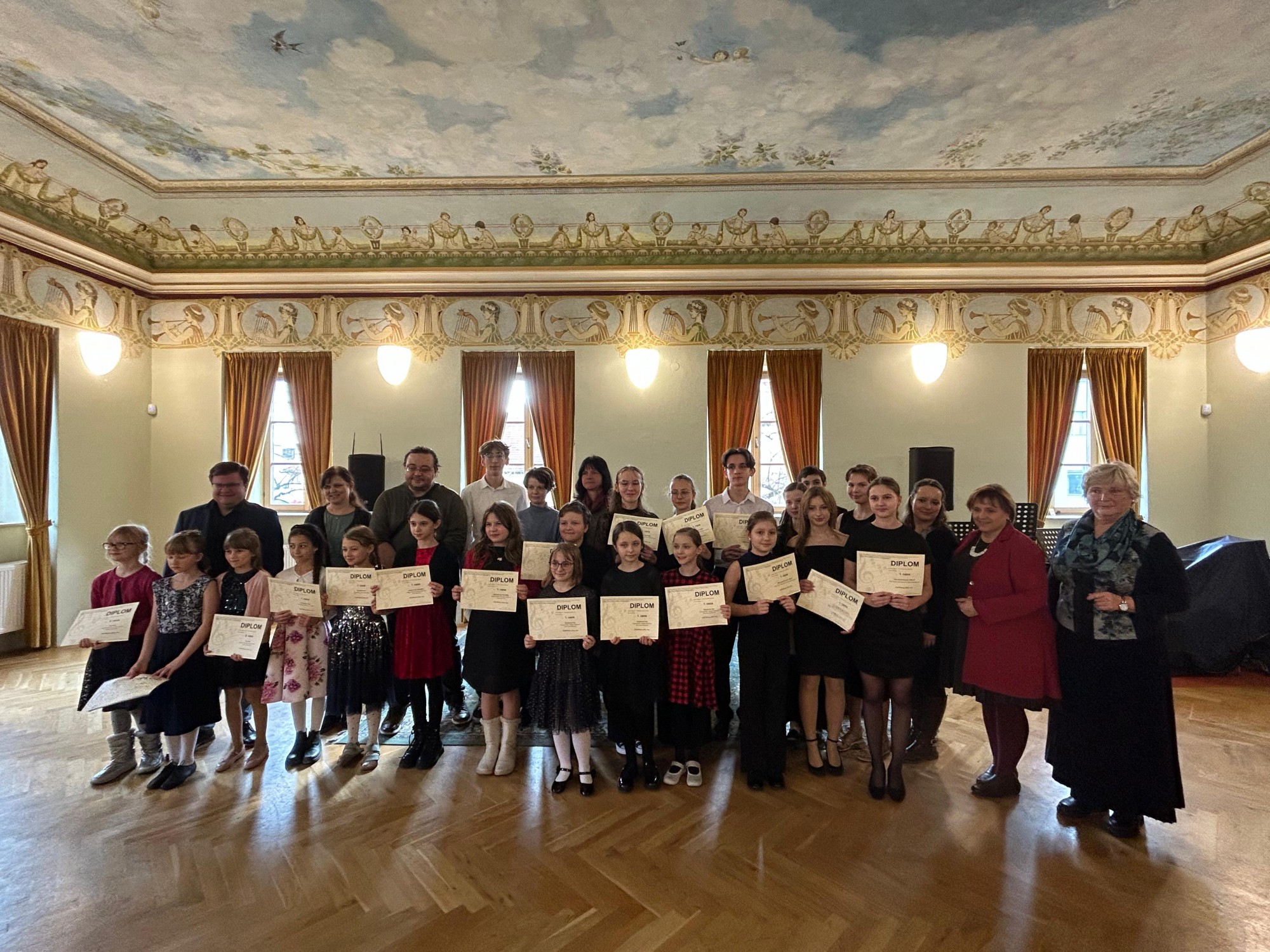 SPOLEČNÉ FOTO SMYČCOVÉHO ODDĚLENÍ NA OKRESNÍ SOUTĚŽI