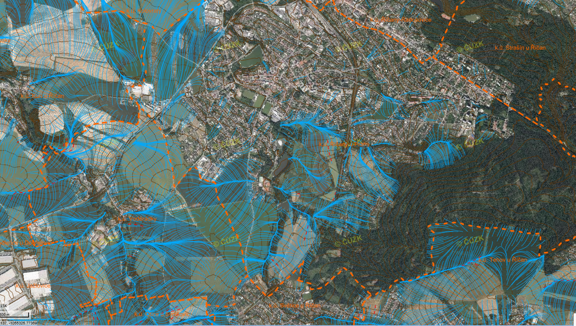SVODNICE – PŘIROZENÉ ODTOKOVÉ LINIE DEŠŤOVÉ VODY V KRAJINĚ
