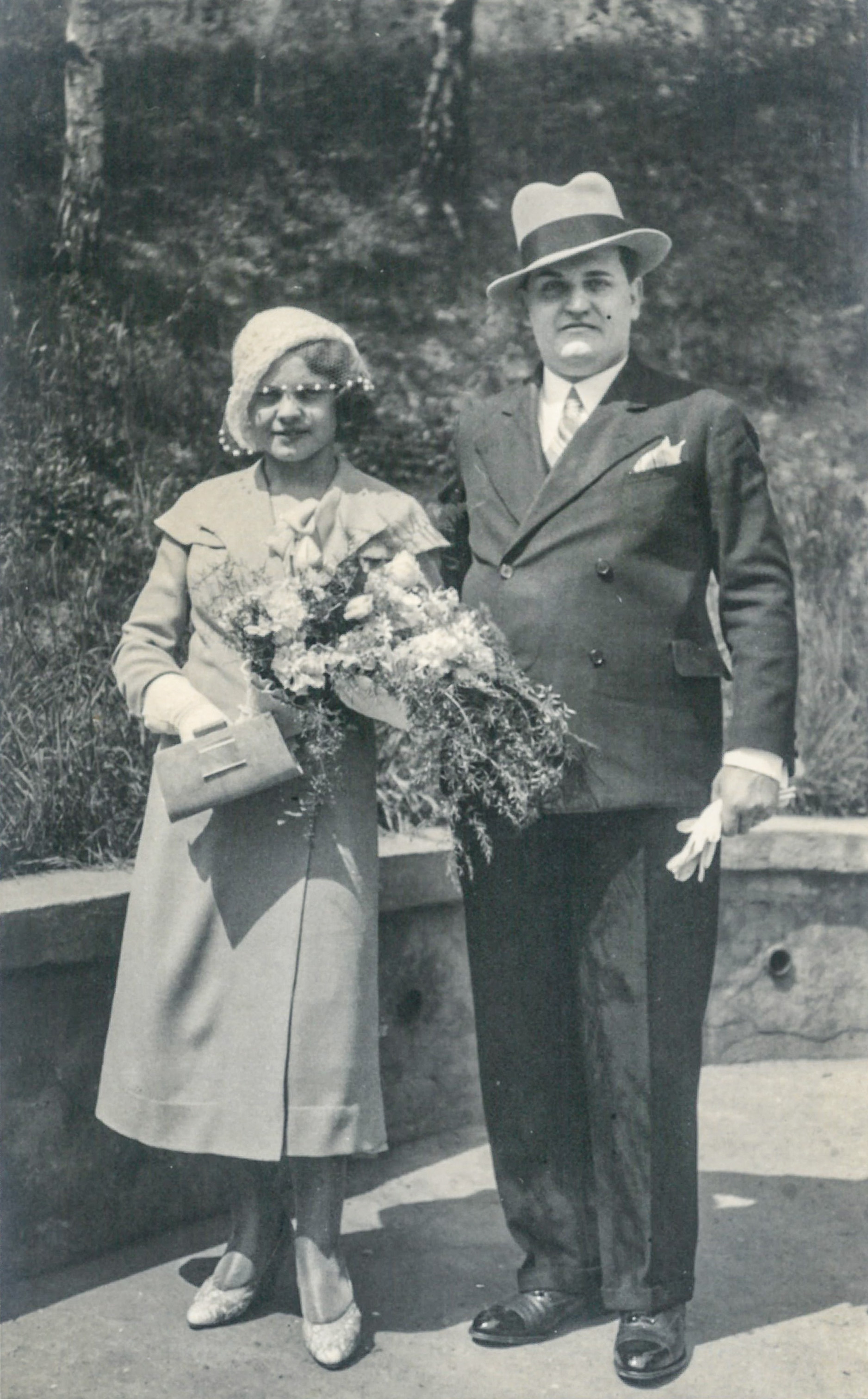 Svatební den Vladimíra a Růženy Chmelových, květen 1932